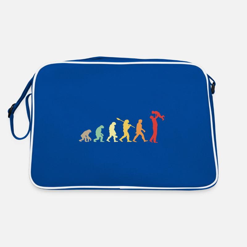 Darwin Evolution for Dads 👨 👧 👦 Retro Bag