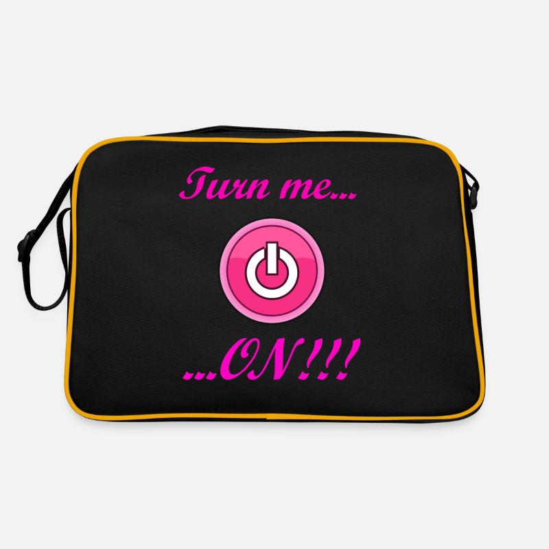 Turn me ON! Great gift idea or gift! Retro Bag