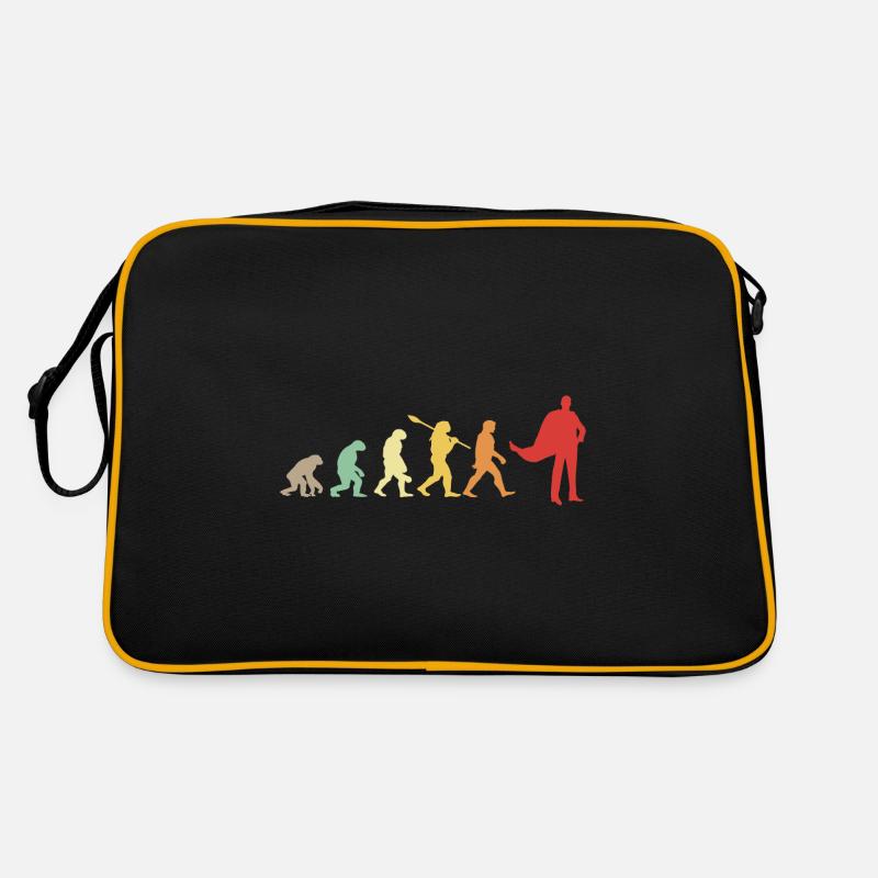Darwin-Evolution für Supermans 🦸 ♂️ Retro Tasche