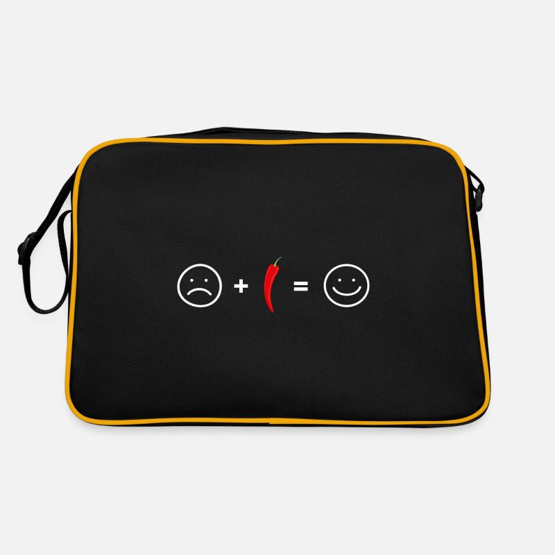 Chili Chilischote Chilis Scharfes Essen Kochen Retro Tasche