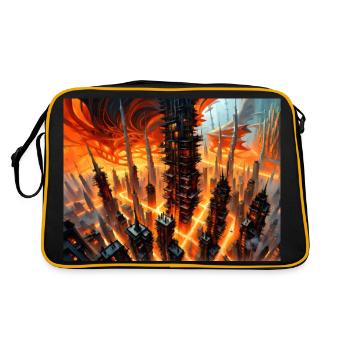 Nature's Fury #2 - Retro Bag - black/gold - Back