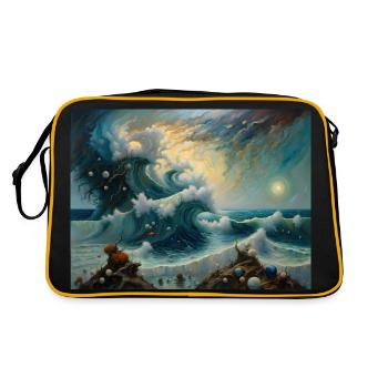 Nature's Fury #3 - Retro Bag - black/gold - Back