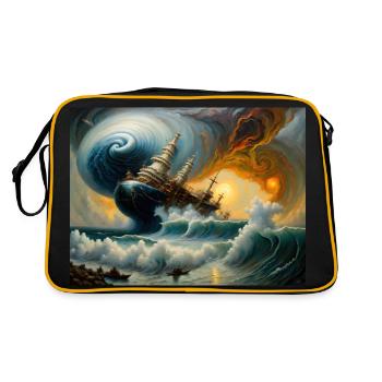 Nature's Fury #7 - Retro Bag - black/gold - Back