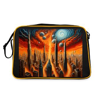 Nature's Fury #9 - Retro Bag - black/gold - Back