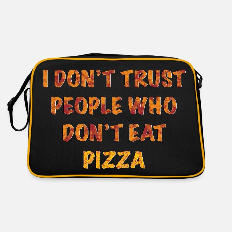 In Pizza We Trust Retro Bag