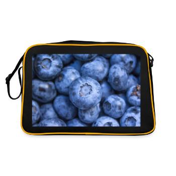 black berries - Retro Bag - black/gold - Back