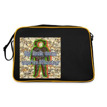 Monastère - Sac Retro - noir/or - Dos