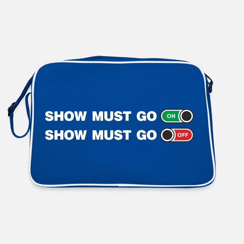 Show must go on and Off Retro Tasche