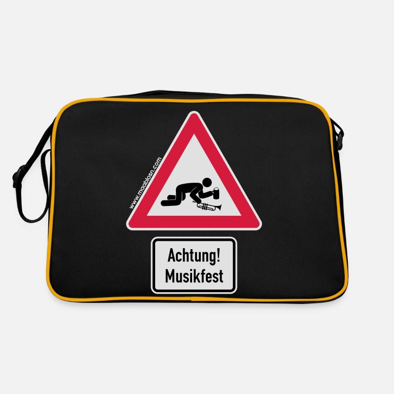Aufkleber Musikfest Sprea Retro Tasche