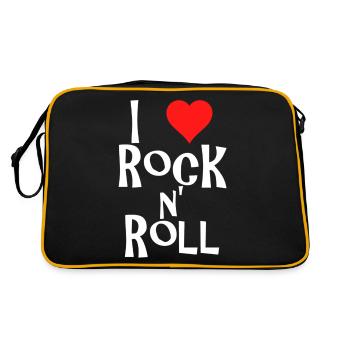rock n' roll - Sac Retro - noir/or - Dos