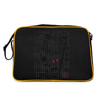 Console - Sac Retro - noir/or - Dos