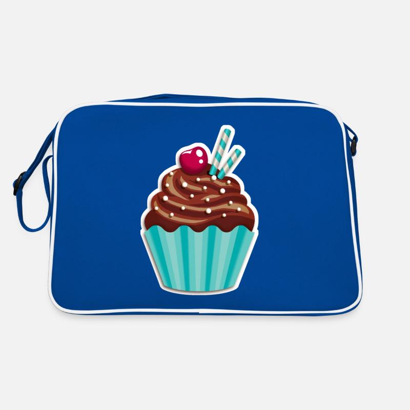 Cupcake - Muffin - Donut - Eis - Schokolade - DD Retro Tasche
