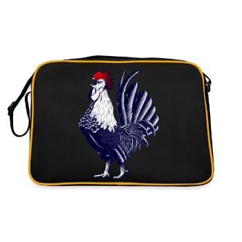 Coq - Equipe de France - Sac Retro - noir/or - Dos