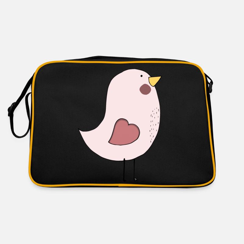 Vögelchen Retro Tasche