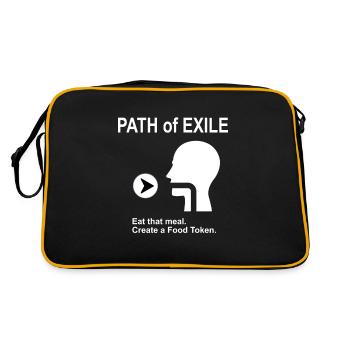 Jeton de nourriture Path to Exile - Sac Retro - noir/or - Dos