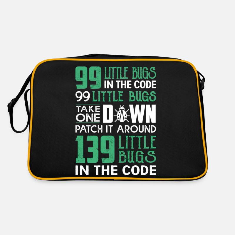99 little bug in the code Retro Tasche