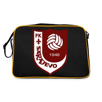 FK Sarajevo - Retro Bag - black/gold - Back