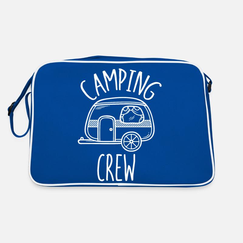 Camping crew Reise Abenteuer Wandern Geschenk Retro Tasche