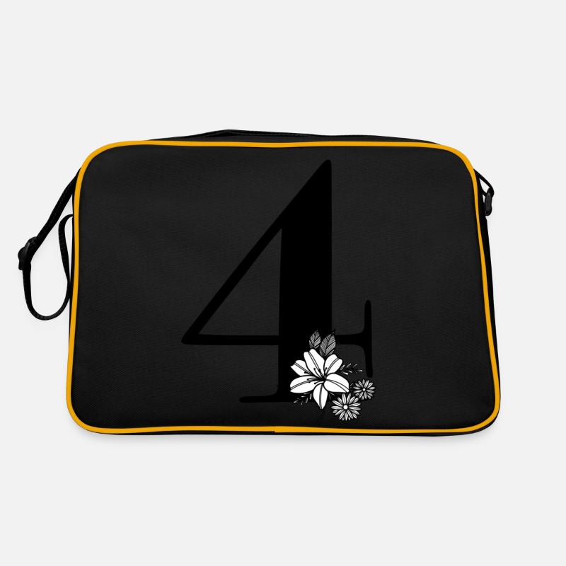 Number 4 Retro Bag