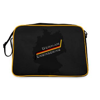 German Engineering - Retro Bag - black/gold - Back