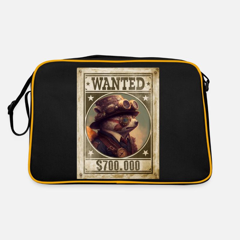Steampunk Sloth the Fugitive Retro Bag