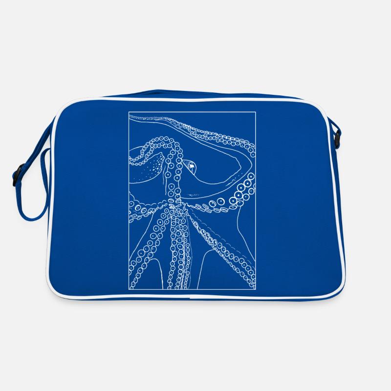 Octopus from below with frame Retro Bag