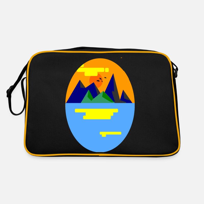 Landscape Mountain Sac Retro