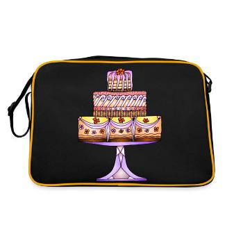 Cake - Retro Bag - black/gold - Back
