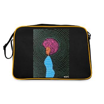 Melesse - Retro Bag - black/gold - Back