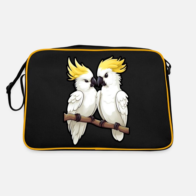 Paire de perroquets Sac Retro
