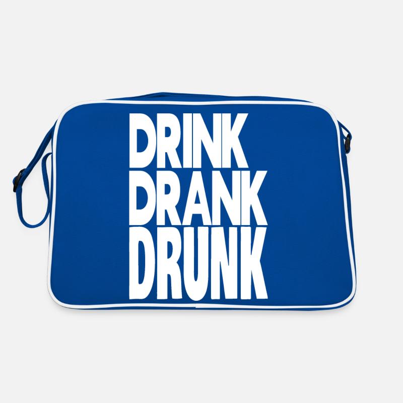 drink drank drunk Sac Retro
