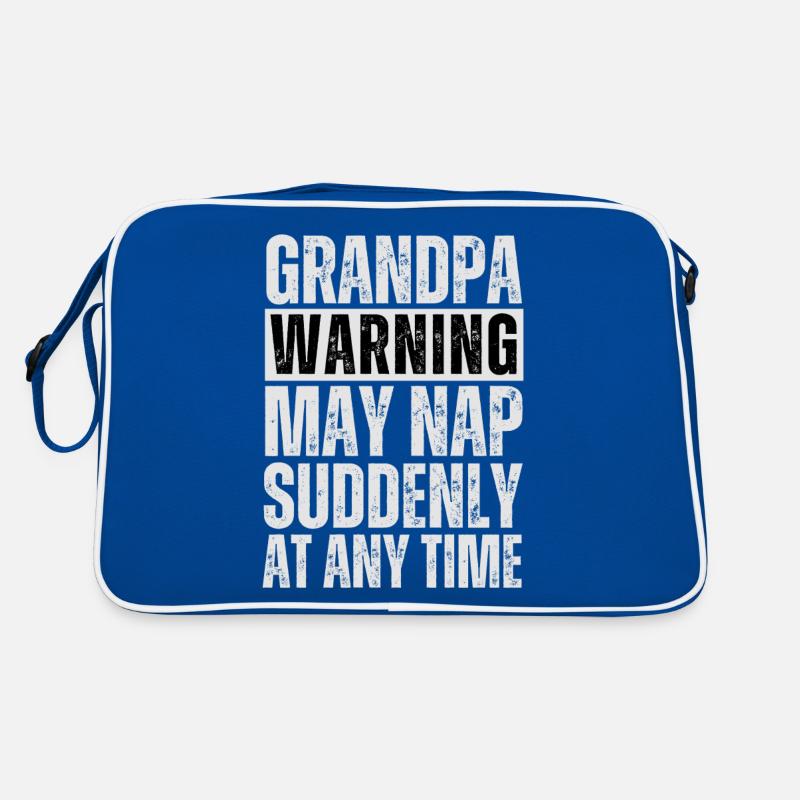 Opa-Warnung Retro Tasche