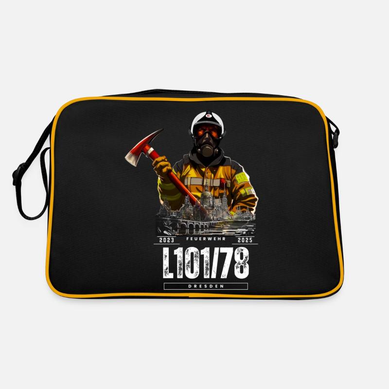 Motiv (einseitig) Version Dresden Retro Tasche