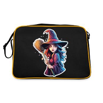 Witch / Magic / Witch Ritual / Fairy Tale / Spell - Retro Bag - black/gold - Back
