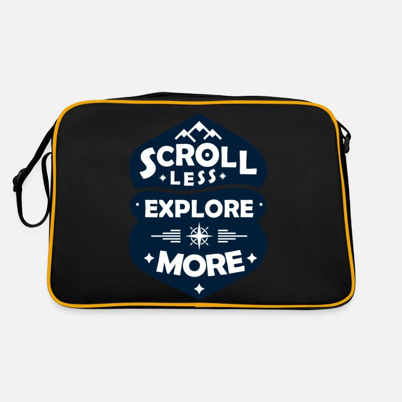 Faites défiler moins, explorez plus Sac Retro