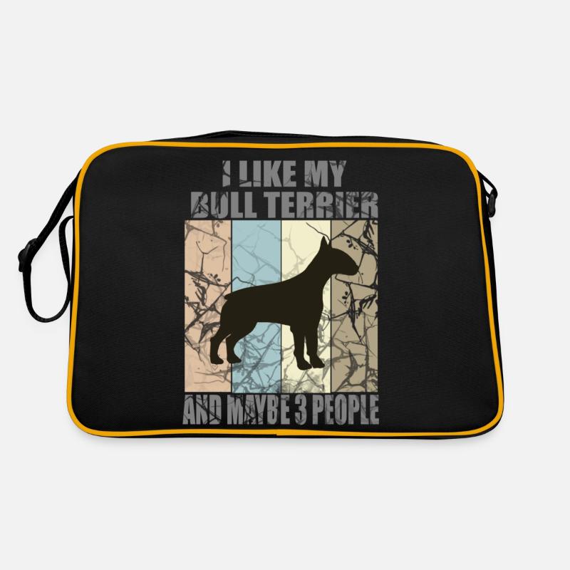 J’AIME MON BULL TERRIER Sac Retro