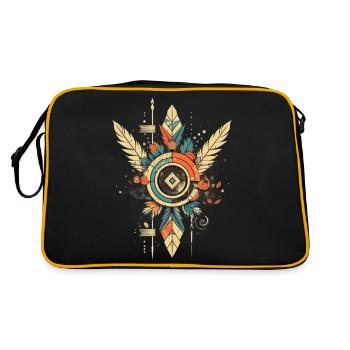 Dreamcatcher - Retro Bag - black/gold - Back