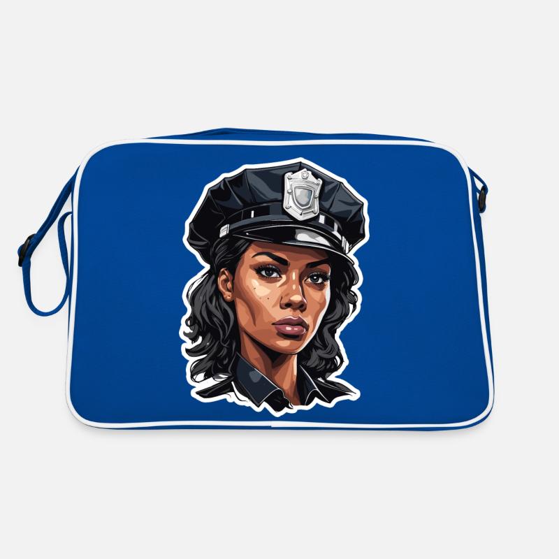 Polizei / Einsatz / Beruf / Job / Einsatzkräfte Retro Tasche