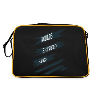 Citation de recommandations de livres Littérature contemporaine - Sac Retro - noir/or - Dos
