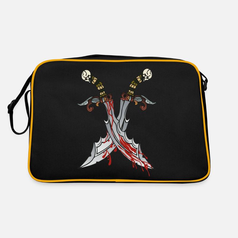 Dolchmesser Dolch Blut Desisn 4W Blut Retro Tasche