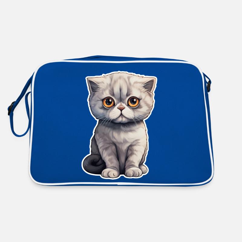 Chat Scottish Fold Sac Retro