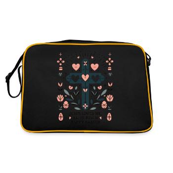 Croix de Pâques Bloom - Sac Retro - noir/or - Dos