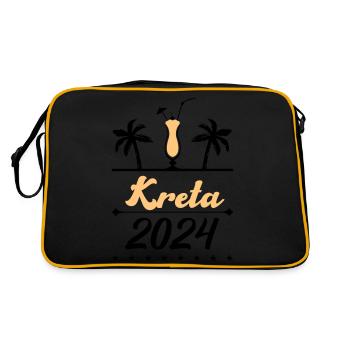 Crete 2024 - Retro Bag - black/gold - Back