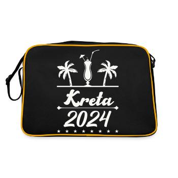 Crete 2024 - Retro Bag - black/gold - Back