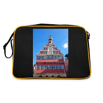 Old city hall (Altes Rathaus) Esslingen am Neckar - Retro Bag - black/gold - Back