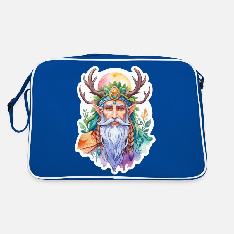 Druide Wasserfarben Retro Tasche