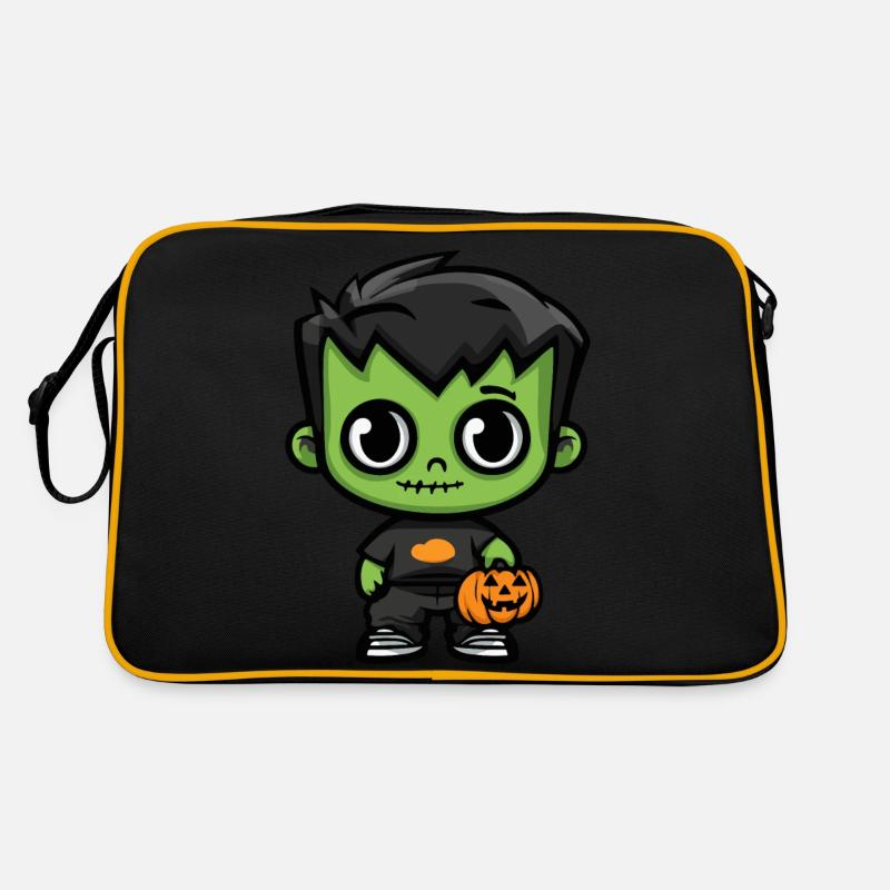 Zombie Halloween Niedlich Comic Retro Tasche