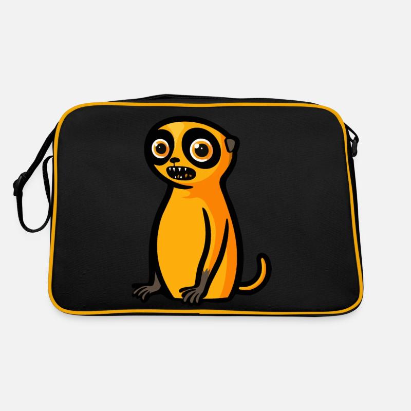 Suricate Halloween Bande dessinée drôle Sac Retro