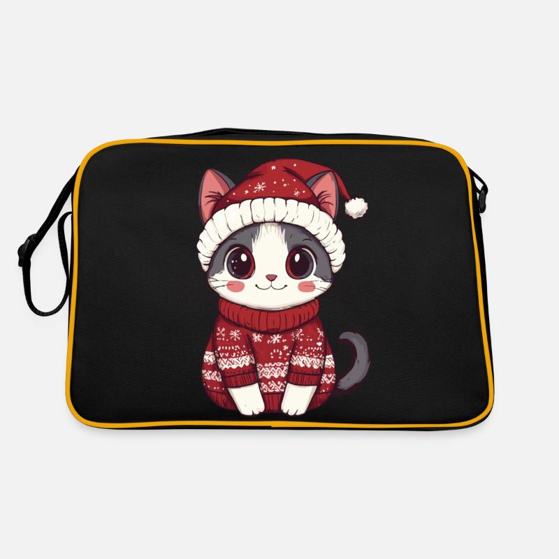 Noël chat Sac Retro