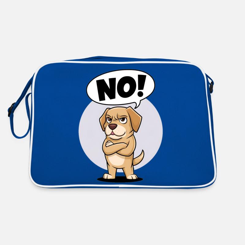 Labrador Retriever saying "No! Retro Bag